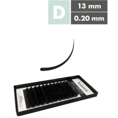 Kalentin Extensiones De Pestañas Clásicas Curva D 0,20 13mm